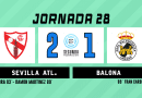 23/24 | Jornada 28: Sevilla Atlético 2 – Balona 1