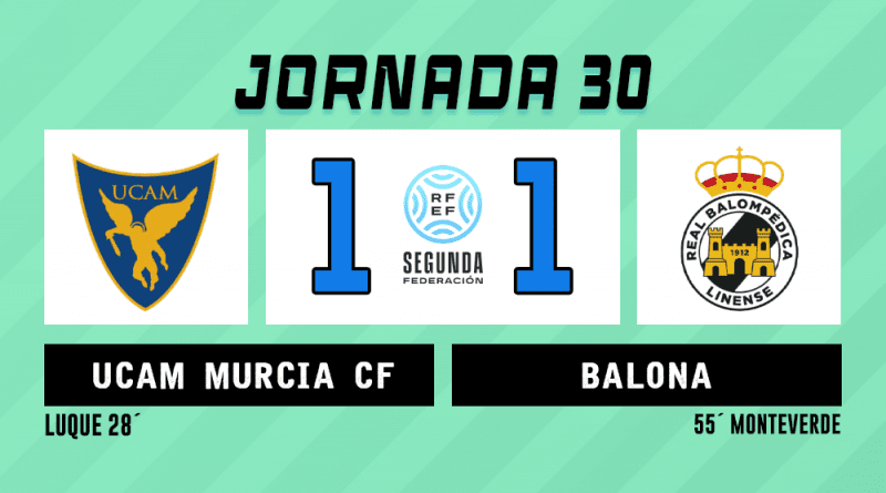 23/24 | Jornada 30: UCAM Murcia CF 1 – Balona 1