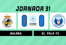 23/24 | Jornada 31: Balona 0 – El Palo FC 0
