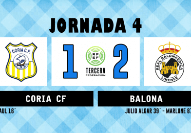 25/26 | Jornada 4: Coria CF 1 – Balona 2