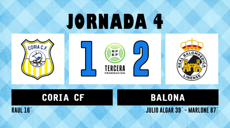 25/26 | Jornada 4: Coria CF 1 – Balona 2