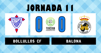 25/26 | Jornada 11: Bollullos CF 0 – Balona 0