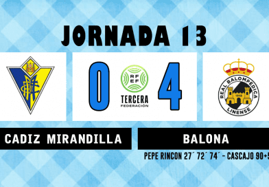 25/26 | Jornada 13: Cádiz CF Mirandilla 0 – Balona 4