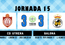 25/26 | Jornada 15: CD Utrera 3 – Balona 3