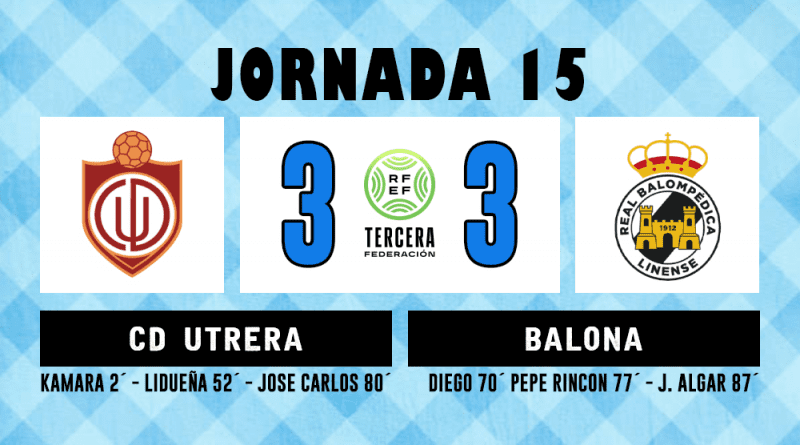 25/26 | Jornada 15: CD Utrera 3 – Balona 3