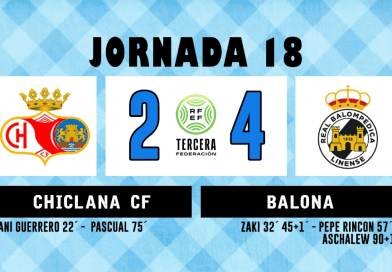 25/26 | Jornada 18: Chiclana CF 2 – Balona 4