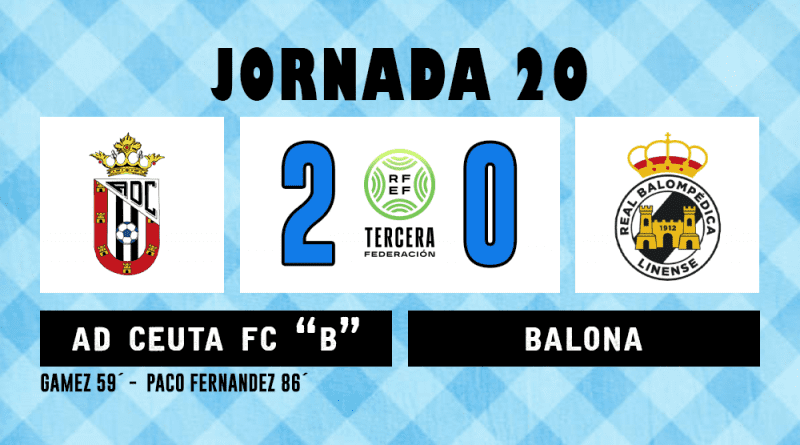 25/26 | Jornada 20: AD Ceuta FC «B» 2 – Balona 0