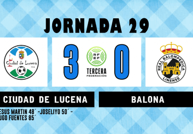 25/26 | Jornada 29: CD Ciudad de Lucena 3 – Balona 0