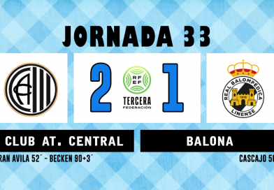 25/26 | Jornada 33: Club At. Central 2 – Balona 1